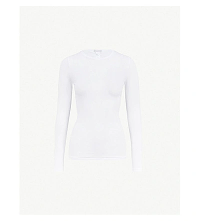 White, Soft Touch Jersey Shirt