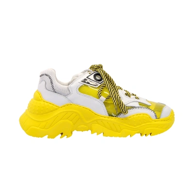 Shop N°21 Yellow Leather Sneakers