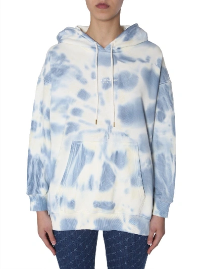 Shop Stella Mccartney Light Blue Cotton Sweatshirt