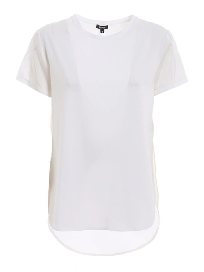 Shop Aspesi White Cotton T-shirt