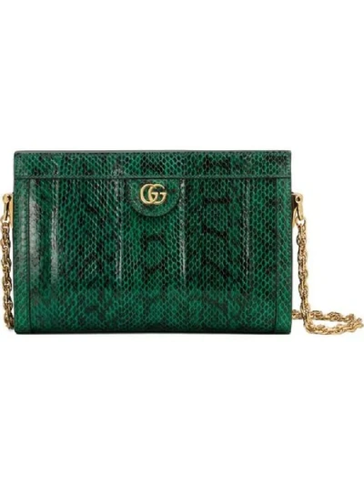 Shop Gucci Green Shoulder Bag