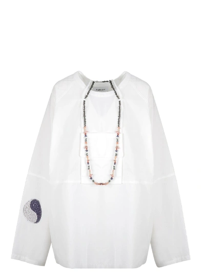 Shop Ambush White Cotton Blouse