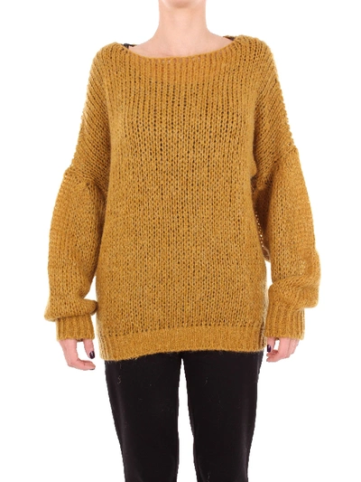 Shop Altea Yellow Acrylic Sweater