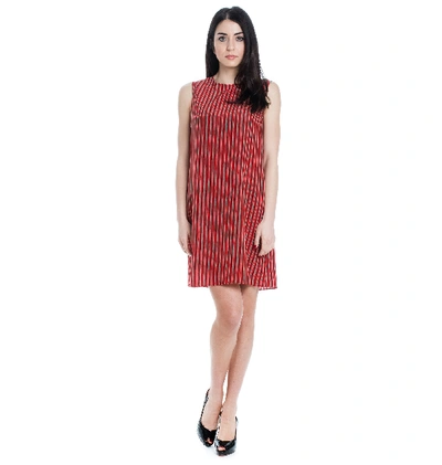 Shop Aspesi Red Silk Dress