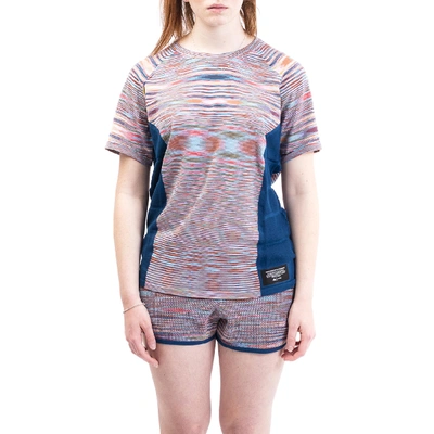 Shop Adidas X Missoni Pink Polyester T-shirt