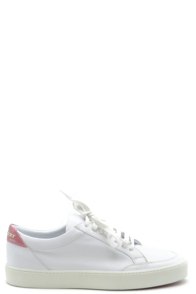 Shop Burberry White Sneakers