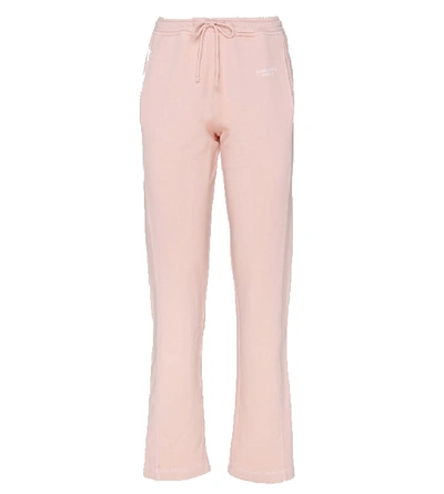 Shop Acne Studios Pink Cotton Pants