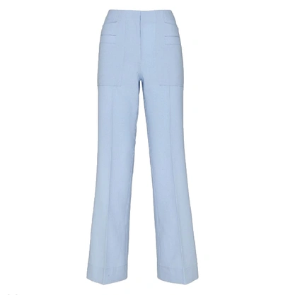 Shop Acne Studios Light Blue Polyester Pants