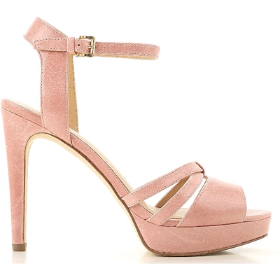 Shop Michael Kors Pink Leather Sandals