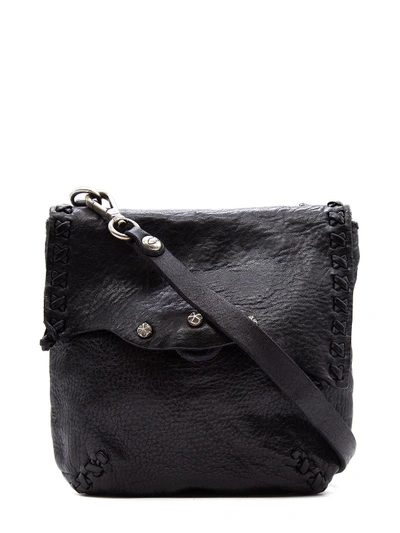 Shop Campomaggi Black Leather Shoulder Bag