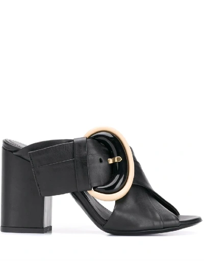 Shop Agl Attilio Giusti Leombruni Black Sandals