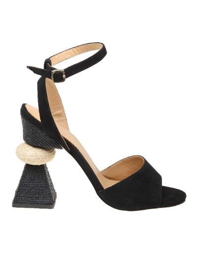 Shop Paloma Barceló Women's Black Suede Sandals