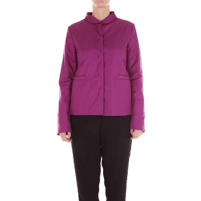 Shop Aspesi Purple Polyamide Outerwear Jacket