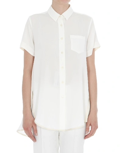 Shop Alberto Biani White Acetate Shirt