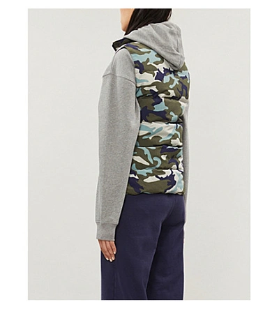 Shop Canada Goose Freestyle Camouflage-print Shell-down Gilet In Classic+camo+silverbirch
