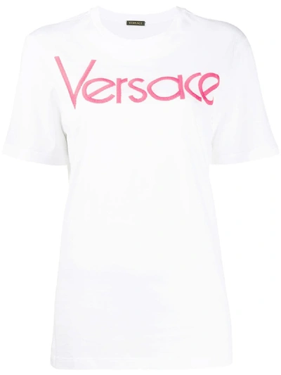 Shop Versace White T-shirt