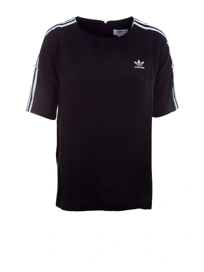 Adidas Originals Black Polyester T-shirt | ModeSens