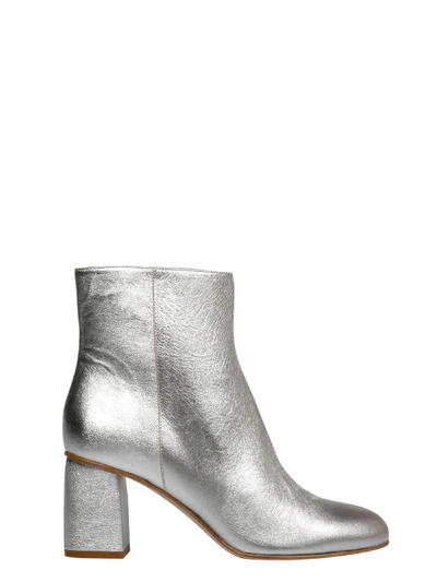 Shop Red Valentino Silver Ankle Boots