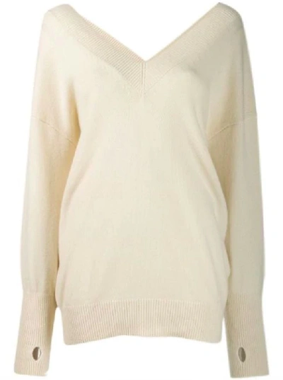 Shop Tom Ford White Cashmere Sweater