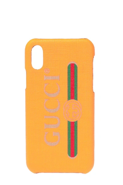 Shop Gucci Orange Polyurethane Cover