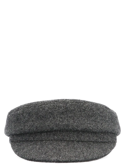 Shop Isabel Marant Grey Wool Hat
