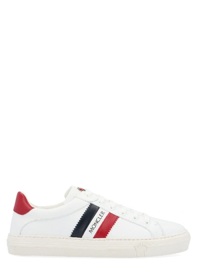 Shop Moncler White Sneakers