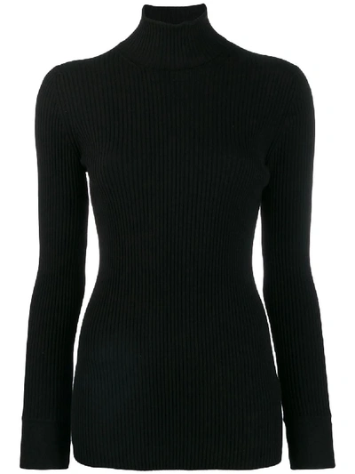 Shop Agnona Black Wool Sweater