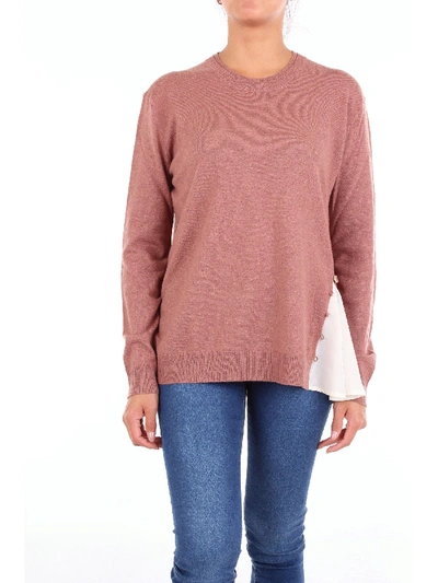 Shop Alysi Pink Wool Sweater