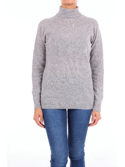 Shop Alysi Grey Wool Sweater