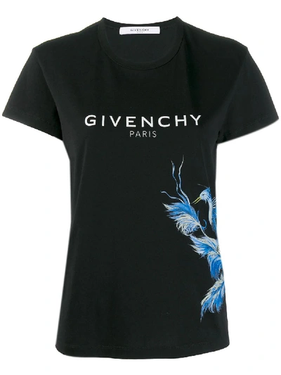 Shop Givenchy Black Cotton T-shirt