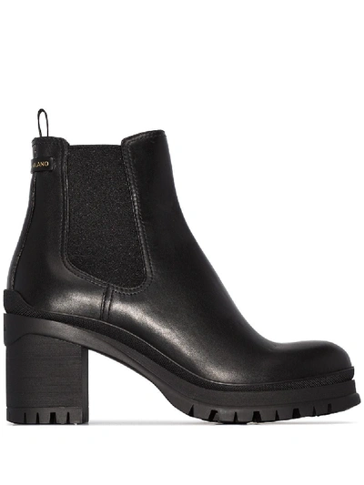 Shop Prada Black Ankle Boots