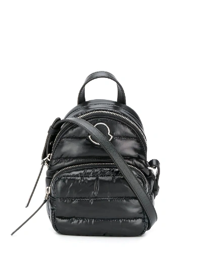 Shop Moncler Black Synthetic Fibers Backpack