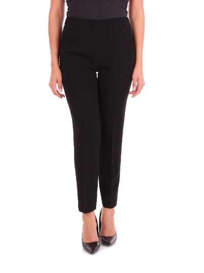 Shop Alberto Biani Black Acetate Pants