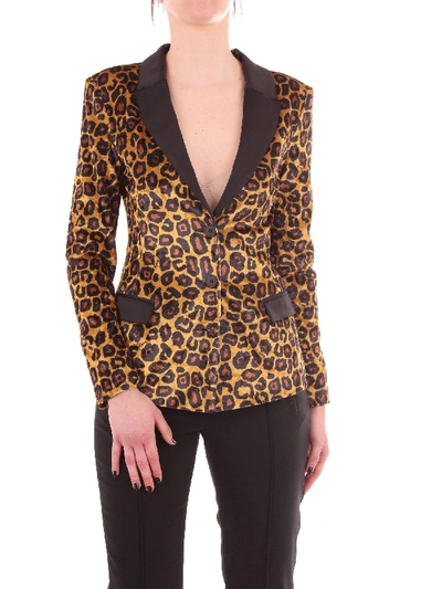 Shop Aniye By Brown Viscose Blazer