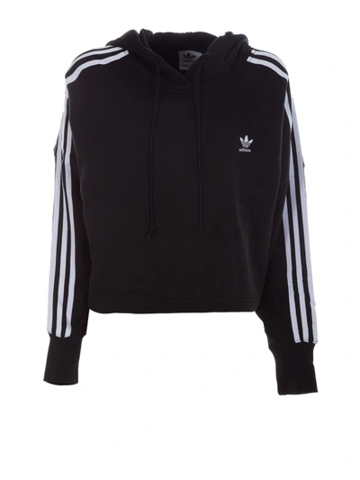 Shop Adidas Originals Black Cotton Sweatshirt