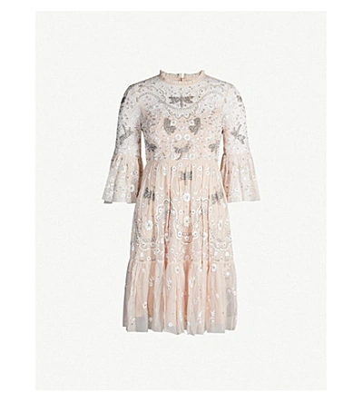 Dragonfly garden top midi dress