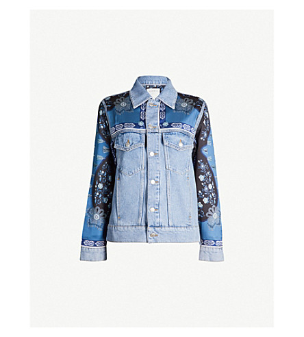 denim jacket sandro