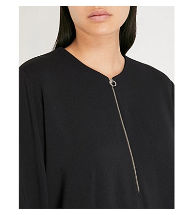 Shop Stella Mccartney Arlesa Stretch-crepe Top In Black