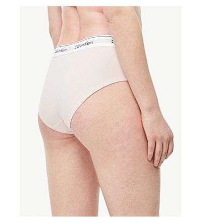 Shop Calvin Klein Womens 2nt Nymphs Thigh Plus Modern Cotton Cotton-blend Hipster Briefs Xxxl