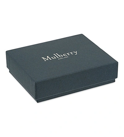 Shop Mulberry Grained Leather Card Holder In Black