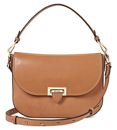 Slouchy leather saddle bag