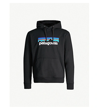 Shop Patagonia P-6 Uprisal Jersey Sweatshirt In Black