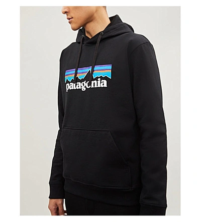 Shop Patagonia P-6 Uprisal Jersey Sweatshirt In Black