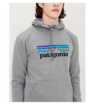 Shop Patagonia P-6 Uprisal Jersey Sweatshirt In Gravel Heather