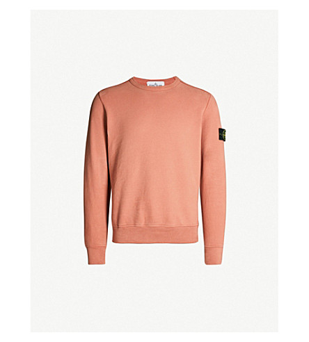 stone island rust hoodie