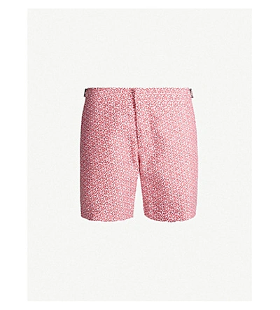 Shop Orlebar Brown Bulldog Swim Shorts In Pink