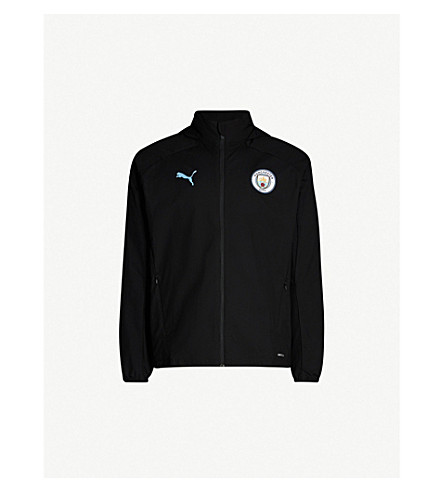 Puma Manchester City Shell Football Jacket In Black | ModeSens