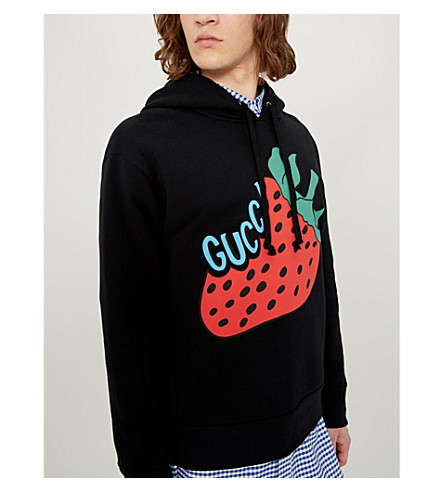 gucci strawberry hoodie