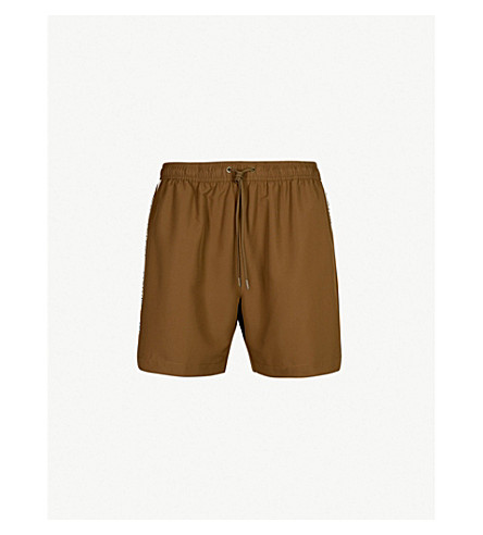 khaki calvin klein swim shorts