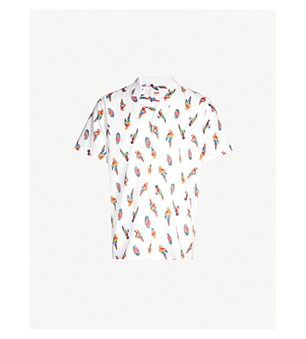 levi's parrot shirt